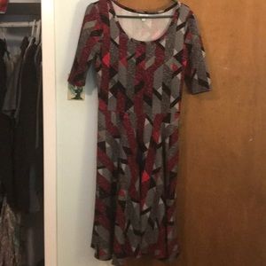Euc lularoe Nicole dress size L